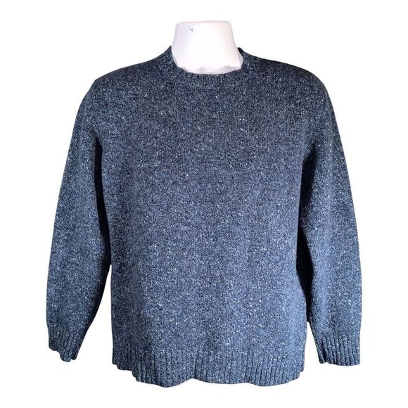 Arnys Paris Wool Sweater Knit Blue Men's XL - Picture 2 of 5